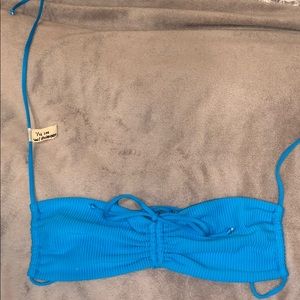 Frankies Bikini small blue Reece top brand new